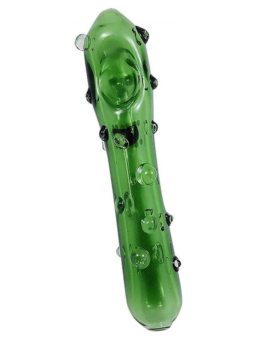 Cucumber Glass Smoking Pipe, 2 image Cucumber Glass Smoking Pipe, 2 image