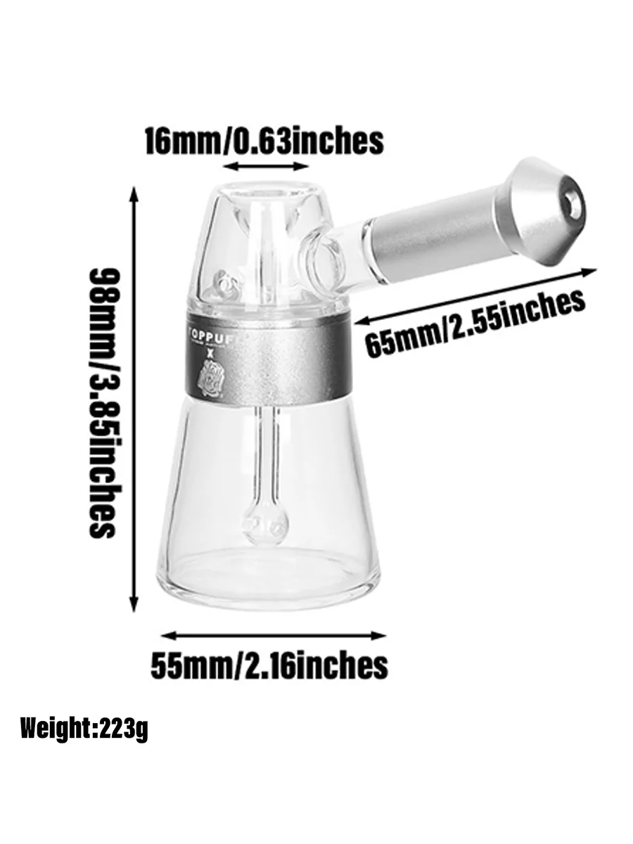 Lantern Metal and Glass Bubbler Pipe10 Lantern Metal and Glass Bubbler Pipe10