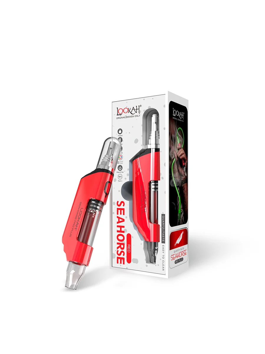 LOOKAH Seahorse Pro Plus Best Electric Nectar Collector Wax pen & Dab Pen, Color: Orange-Black Spatter, 9 image LOOKAH Seahorse Pro Plus Best Electric Nectar Collector Wax pen & Dab Pen, Color: Orange-Black Spatter, 9 image