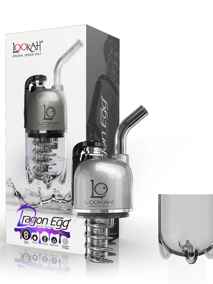 LOOKAH Dragon Egg Portable Electric Dab Rig, Color: Orange, 12 image LOOKAH Dragon Egg Portable Electric Dab Rig, Color: Orange, 12 image