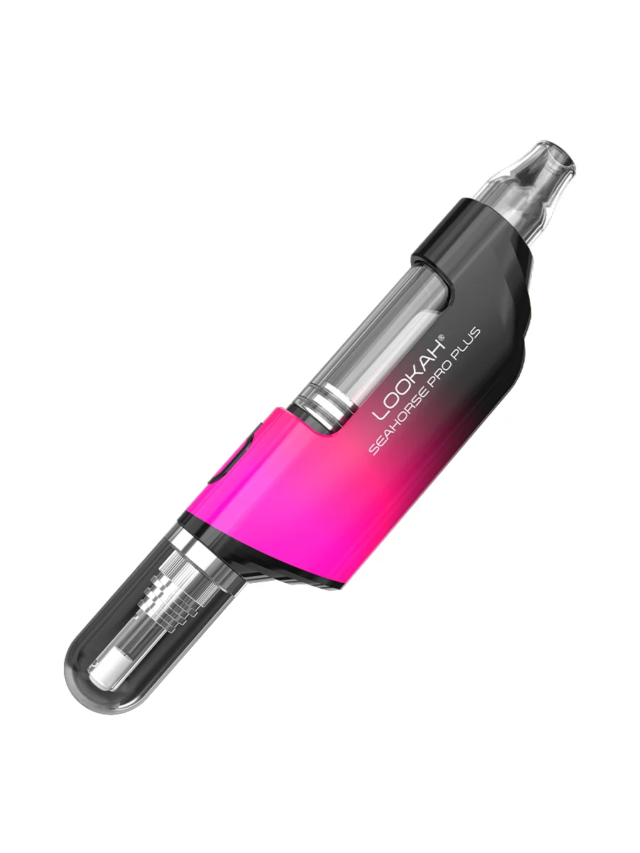 LOOKAH Seahorse Pro Plus Gradient Electric Nectar Collector Wax Pen, Color: PinkBlack Gradient LOOKAH Seahorse Pro Plus Gradient Electric Nectar Collector Wax Pen, Color: PinkBlack Gradient