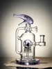 Lookah Bong 9&quot; Cool Recycler Fire Extinguisher Water Pipe purple