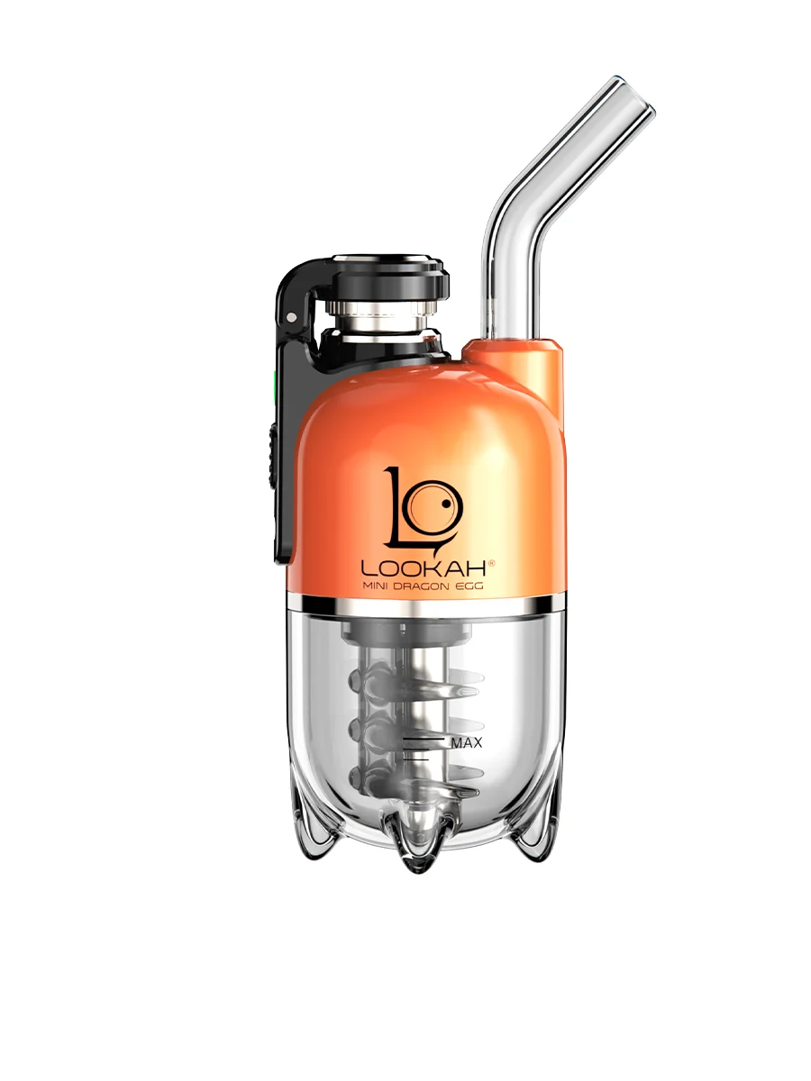 Lookah Mini Dragon Egg Ultra-Portable Electric Dab Rig, Color: Orange Lookah Mini Dragon Egg Ultra-Portable Electric Dab Rig, Color: Orange