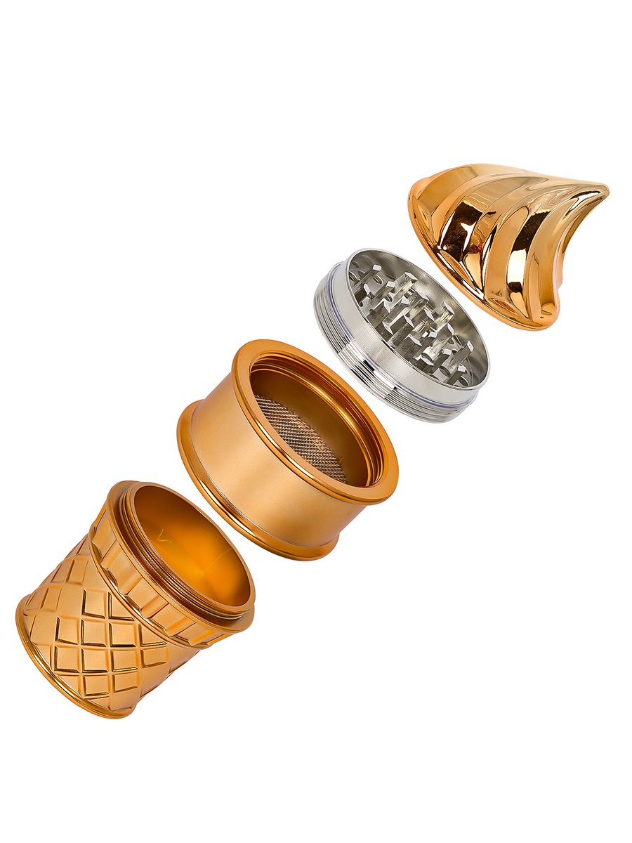 4-Layer Ice Cream Cone Herb Grinder2