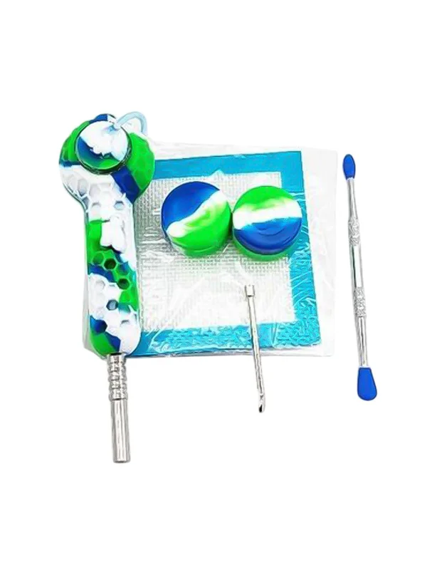 Mini Silicone 2-in-1 Spoon Pipe Nectar Collector Kit2 Mini Silicone 2-in-1 Spoon Pipe Nectar Collector Kit2