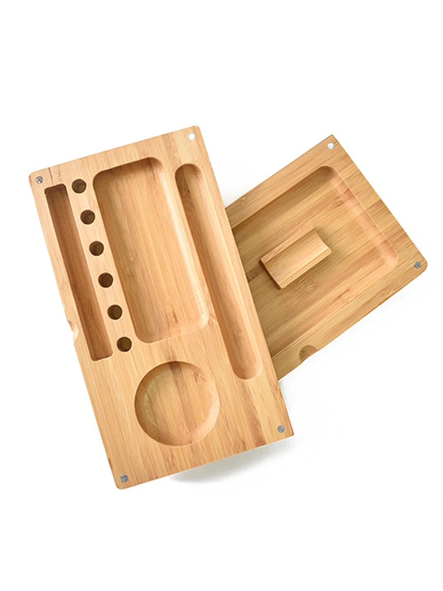 Double-Layer Bamboo Rolling Tray Scene