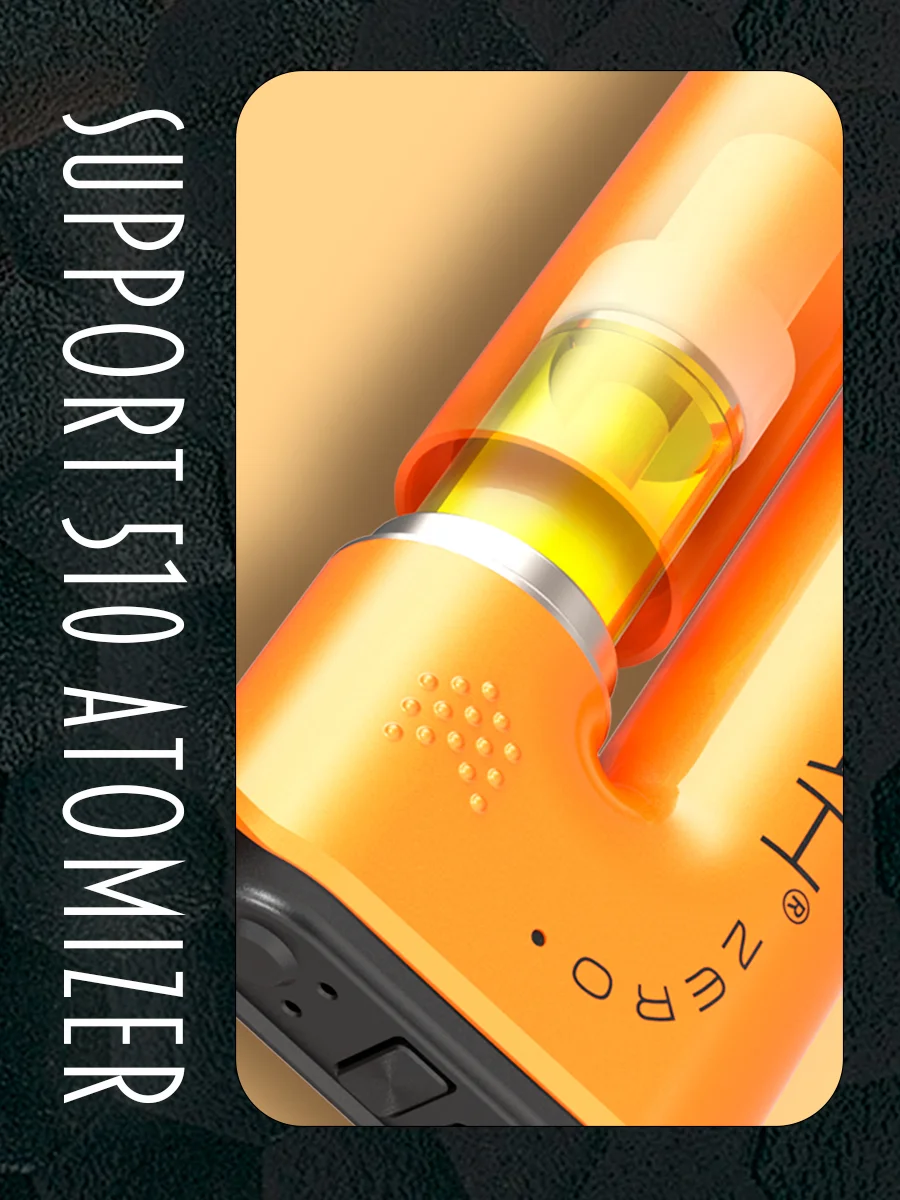 LOOKAH Zero Discreet Cart Battery | 510 Thread Battery, Color: Orange, 2 image LOOKAH Zero Discreet Cart Battery | 510 Thread Battery, Color: Orange, 2 image
