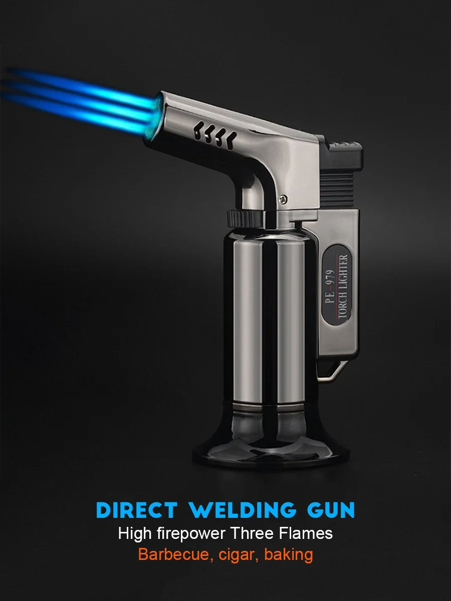 Triple Jet Flame Torch Lighter2