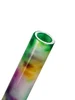 Three Colors Jadeite Chillum Pipe Three Colors Jadeite Chillum Pipe