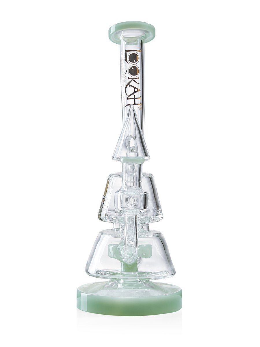 mesmerizing clear pyramid bong kiwi green mesmerizing clear pyramid bong kiwi green