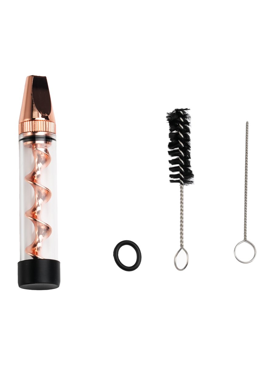 Mini2 Glass Blunt Pipe Rose Gold Mini2 Glass Blunt Pipe Rose Gold
