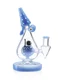 Lookah Bong 9&quot; Mini Cute Polka Dot Monster Water Pipe blue