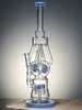 Lookah Bong 15.7 " Heavy-Duty Recycler Water Pipe - Clear Blue, Colors: Clear Blue, 10 image Lookah Bong 15.7 " Heavy-Duty Recycler Water Pipe - Clear Blue, Colors: Clear Blue, 10 image