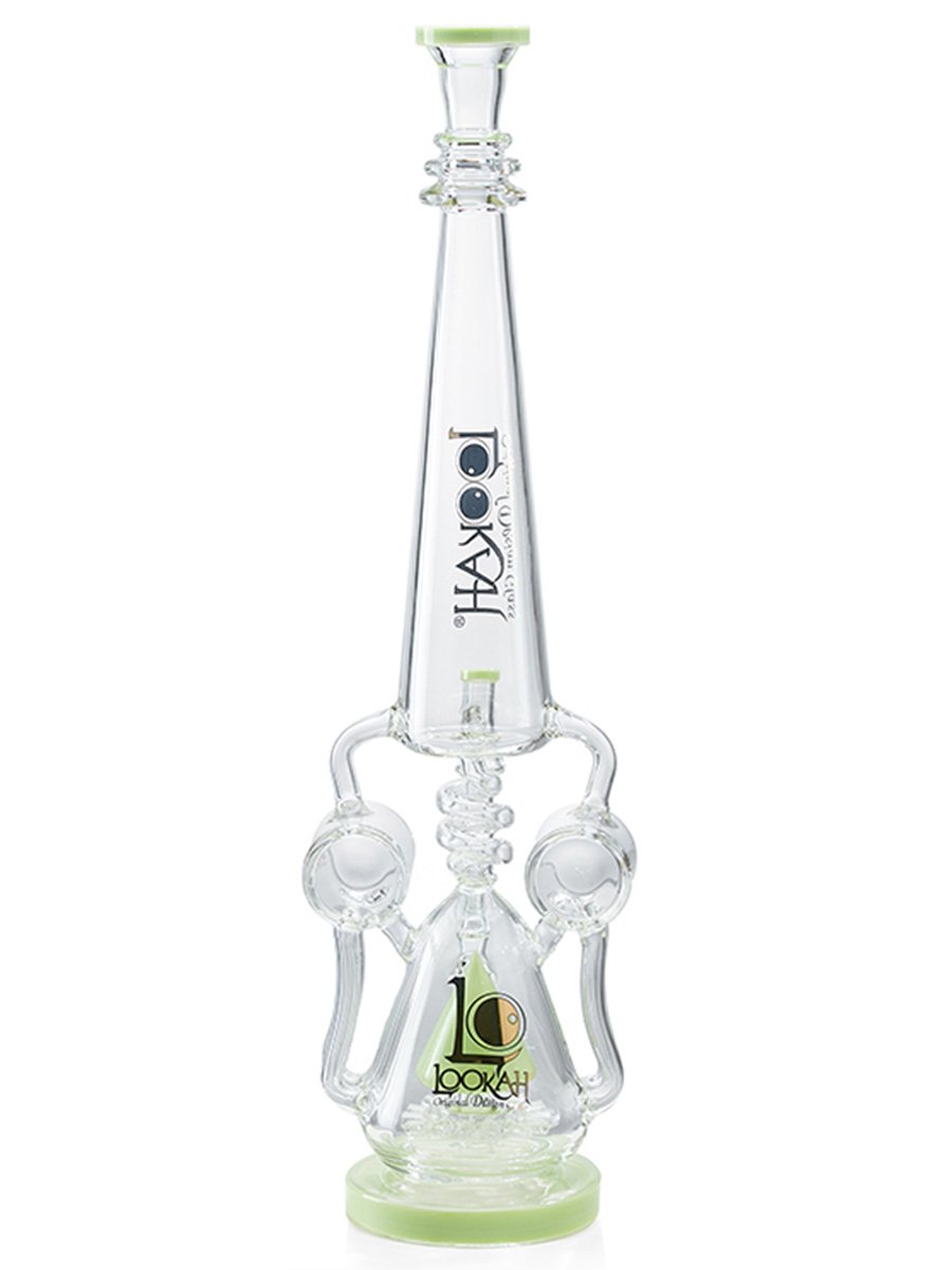 Recycler Cool Percolator Big Bong green Recycler Cool Percolator Big Bong green