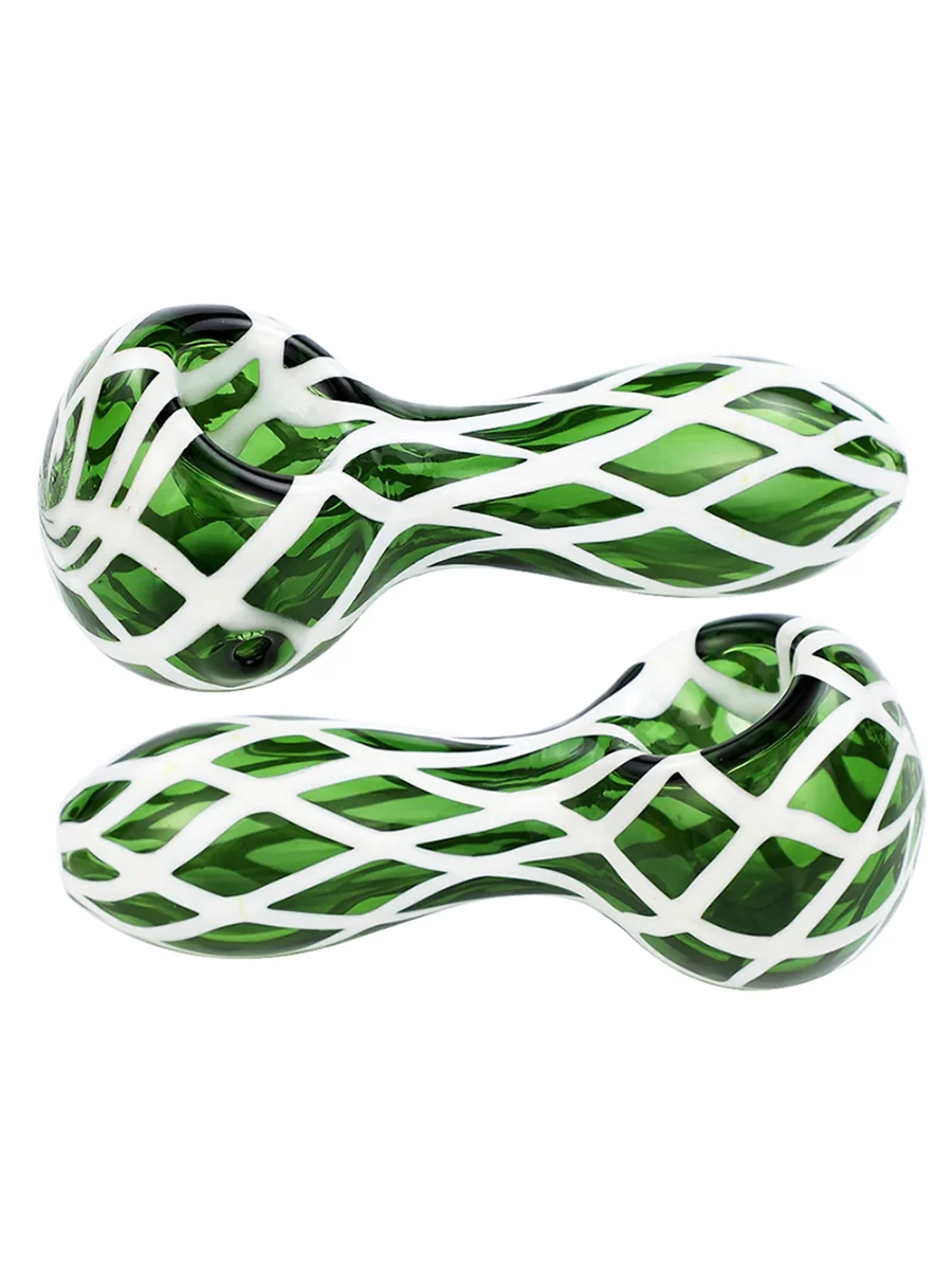 Reticulated Glass Pipe, 4 image Reticulated Glass Pipe, 4 image