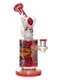 10-inch Cool Space Astronaut Glass Bong, Color: Red