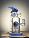 Lookah Bong 9.4" Cool Fire Extinguisher Recycler Water Pipe, Colors: Blue