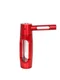 Metal And Glass Bubbler Pipe, Color: Red