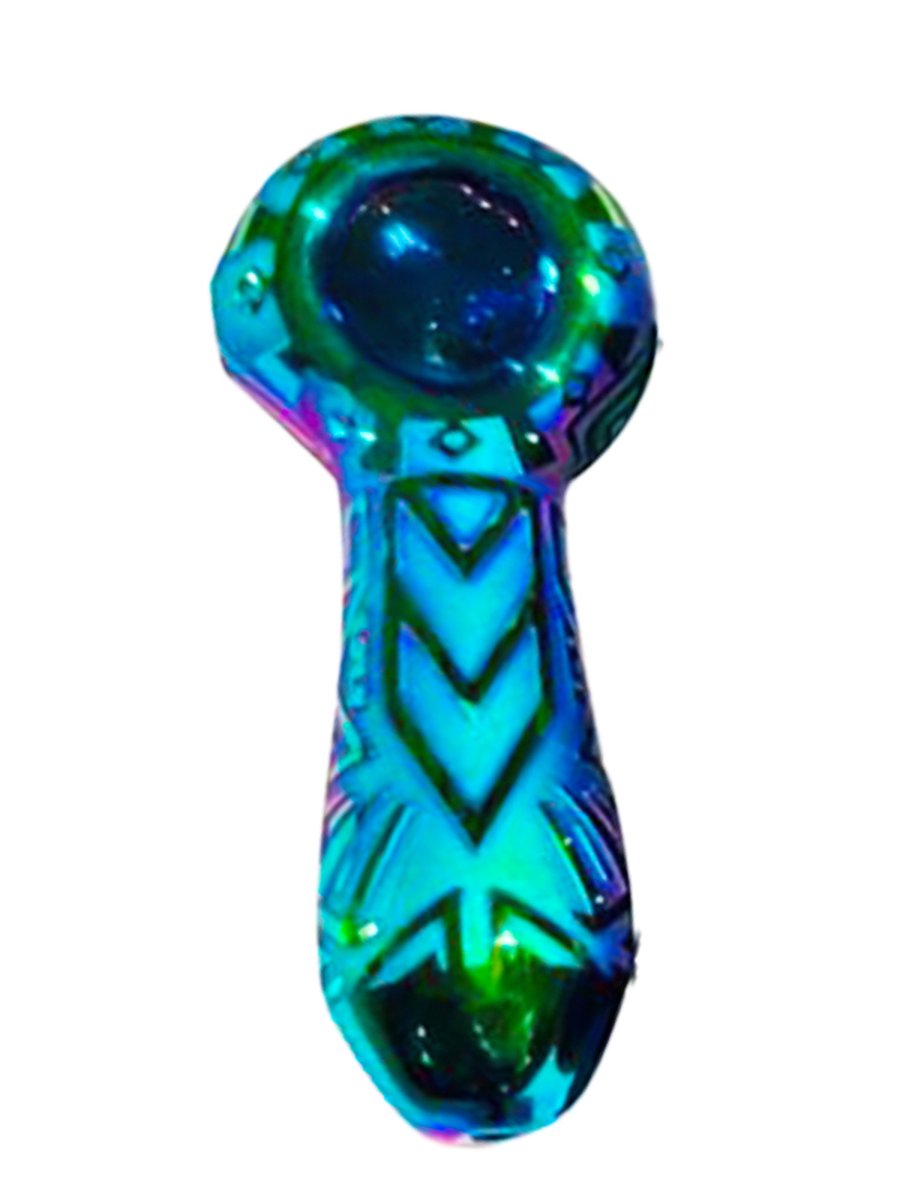 Electroplated Creative Glass Pipe Model A