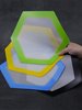 Hexagon Silicone Dab Mat, 5 image Hexagon Silicone Dab Mat, 5 image
