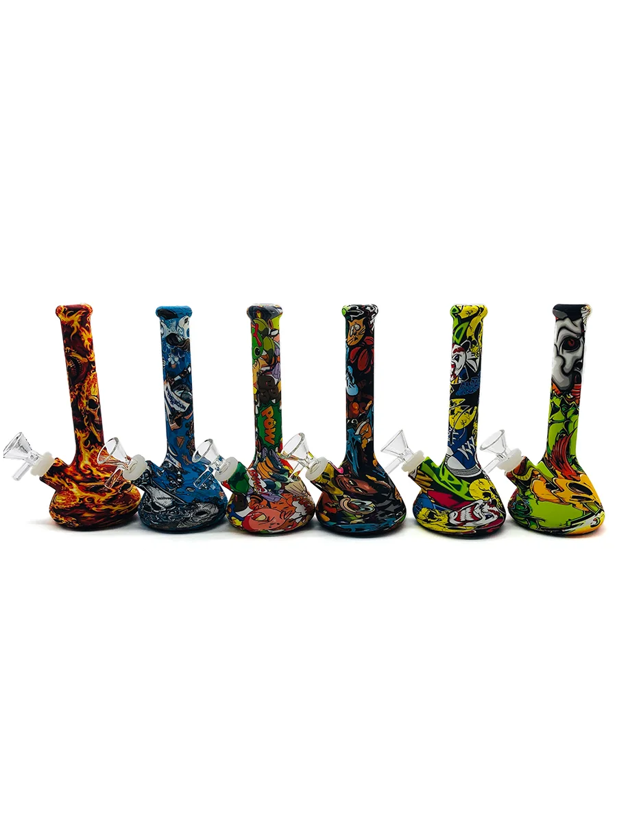 Small Beaker Silicone Bong Small Beaker Silicone Bong