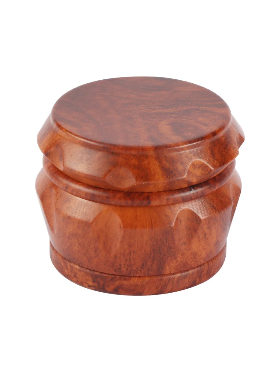 4-Plyers Wood Gumwood Two-Color Zinc Alloy Drums Herb Grinder 4-Plyers Wood Gumwood Two-Color Zinc Alloy Drums Herb Grinder