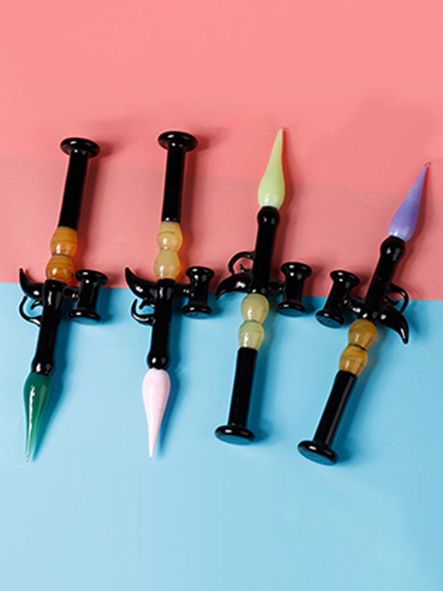 4PCS Calligraphy Brush Glass Dabber Tool 4PCS Calligraphy Brush Glass Dabber Tool