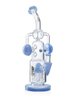recycler decorative robot bong blue side recycler decorative robot bong blue side