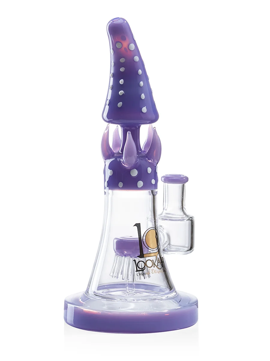 Mini Mushroom Haircut Bong — Purple2 Mini Mushroom Haircut Bong — Purple2