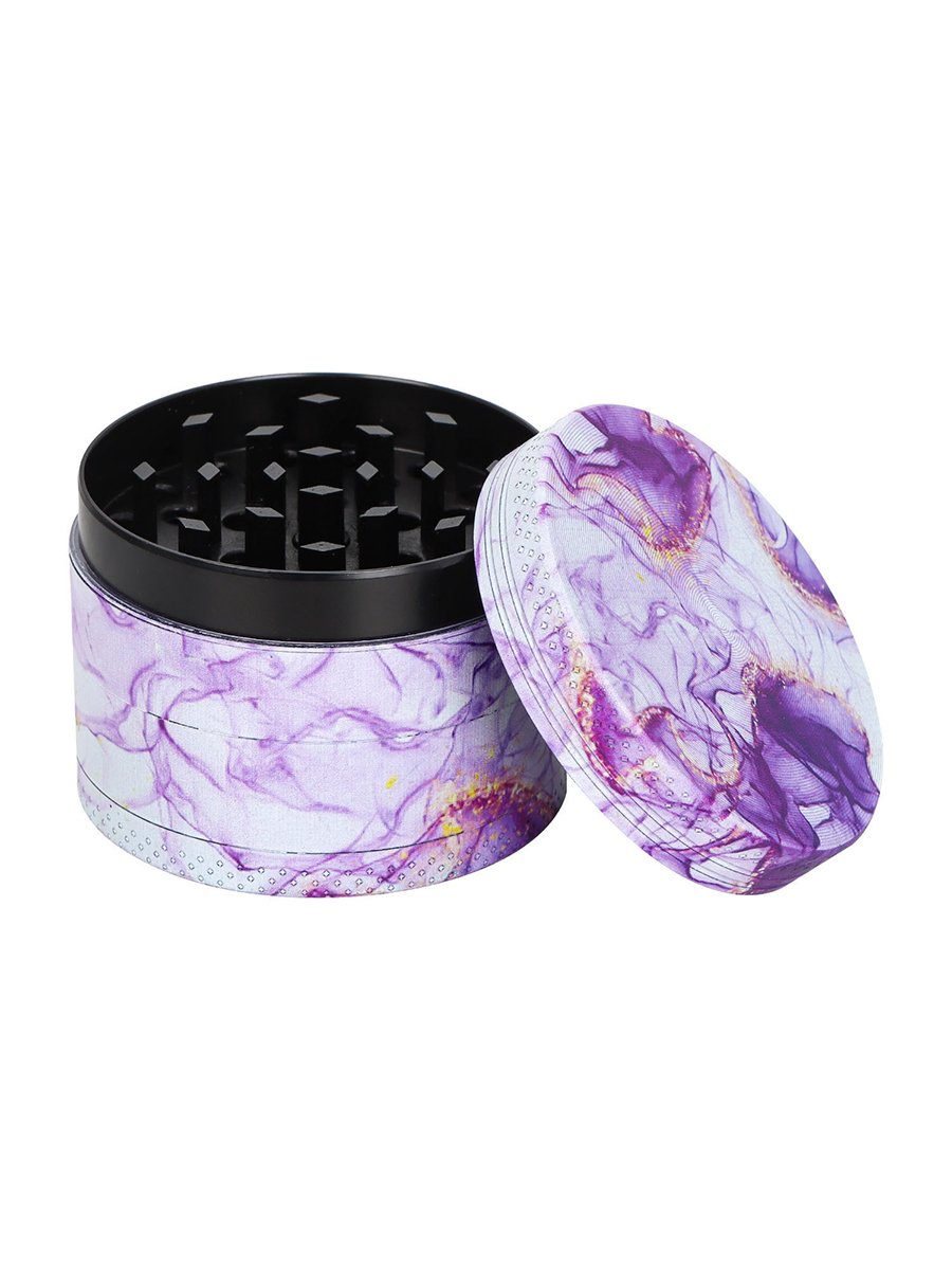 Marble Pattern Metal Herb Grinder Marble Pattern Metal Herb Grinder