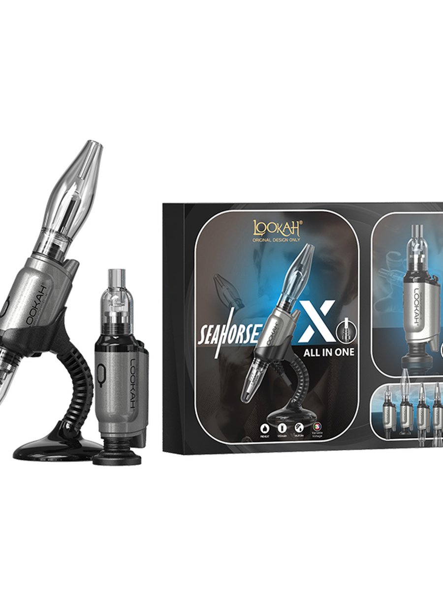 Lookah Seahorse X Wax Kit, Color: Blue, 8 image