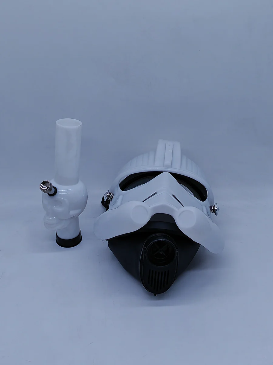 White Stormtrooper Gas Mask Bong3 White Stormtrooper Gas Mask Bong3