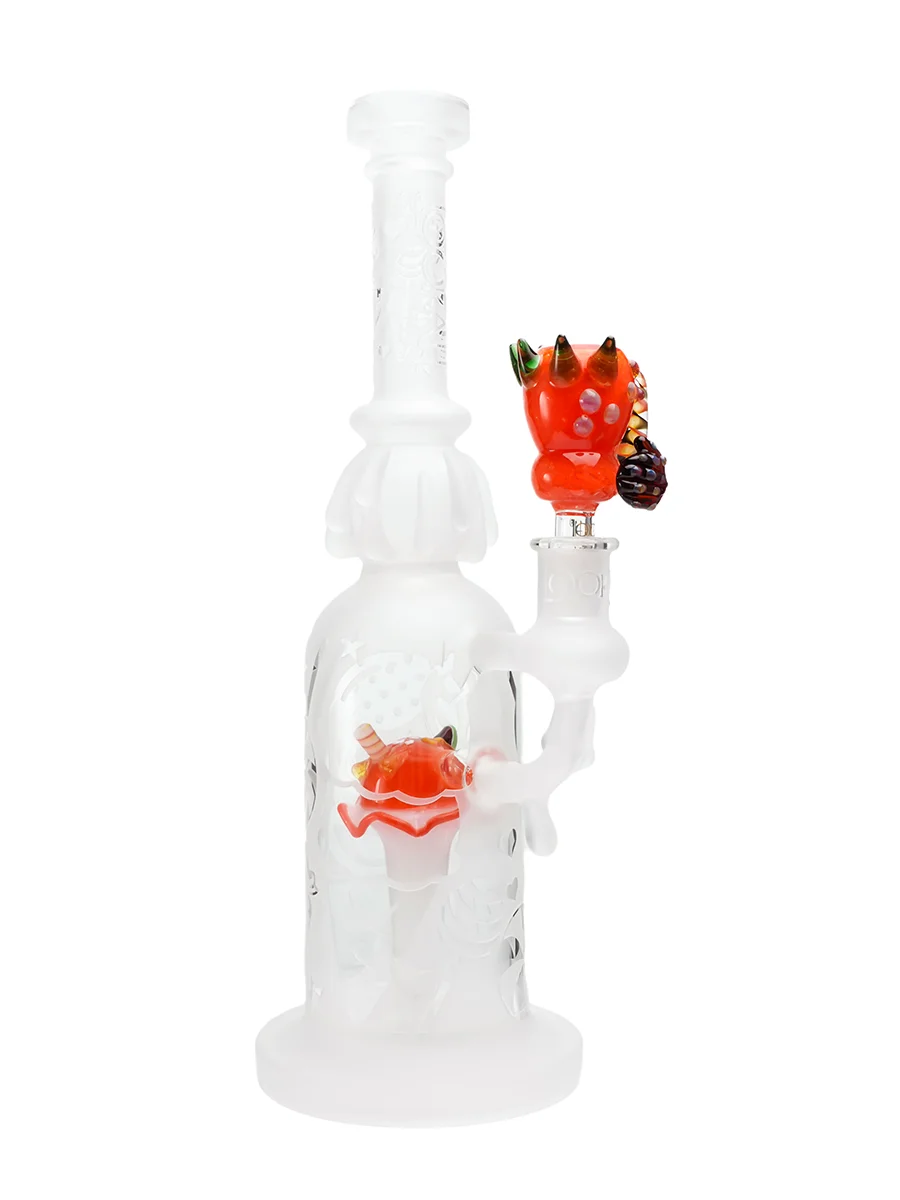 Orange Octopus Tentacle Glass Bowl5