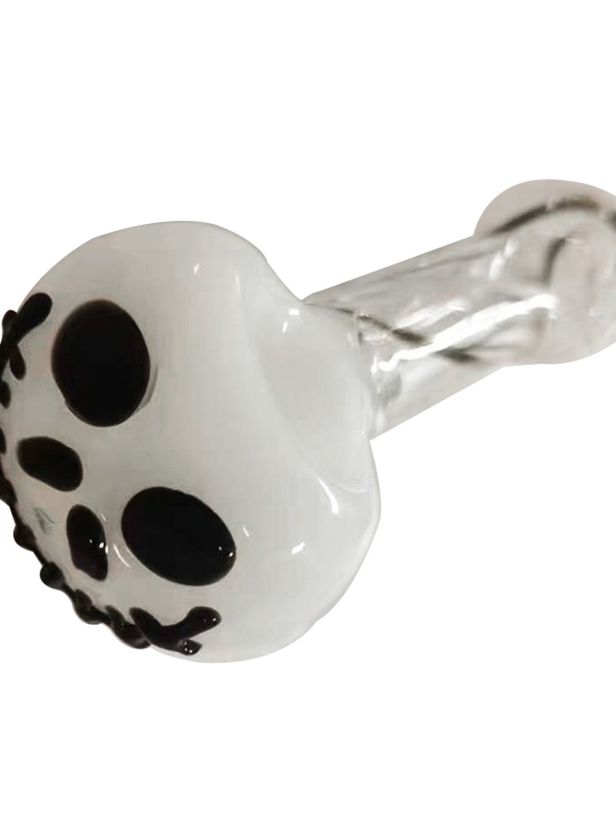 Halloween Skull Glass Pipe Halloween Skull Glass Pipe