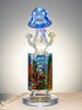 Lookah 10" Cute & Trippy Mushroom Showerhead Perc Glass Bong, Color: Discoloration, 8 image Lookah 10" Cute & Trippy Mushroom Showerhead Perc Glass Bong, Color: Discoloration, 8 image