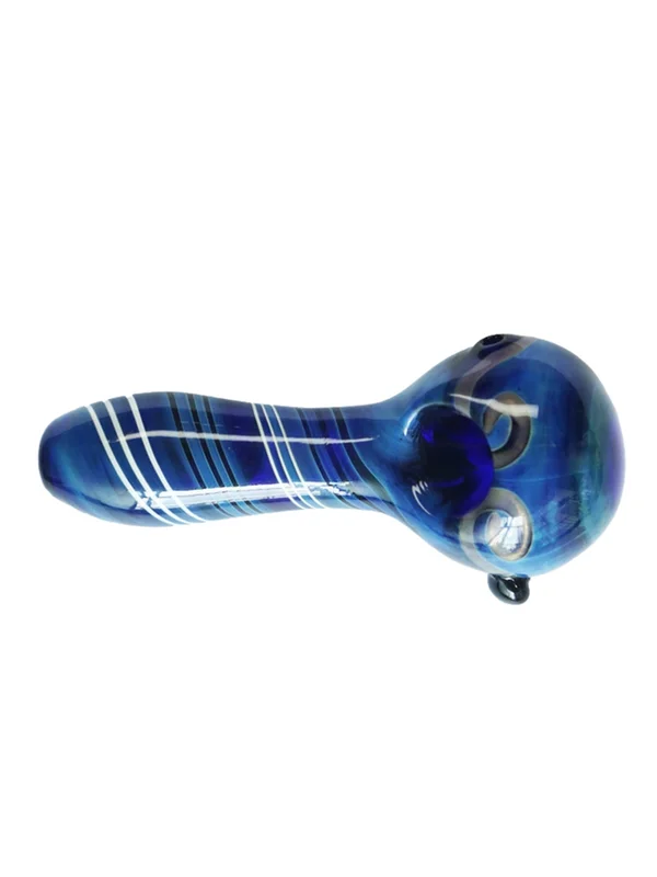 Blue Demon Glass Pipe, 2 image Blue Demon Glass Pipe, 2 image