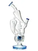 Lookah Bong 16" Spiral 2 Drum Percs Recycle Water Pipe, Colors: Milk Green, 6 image Lookah Bong 16" Spiral 2 Drum Percs Recycle Water Pipe, Colors: Milk Green, 6 image