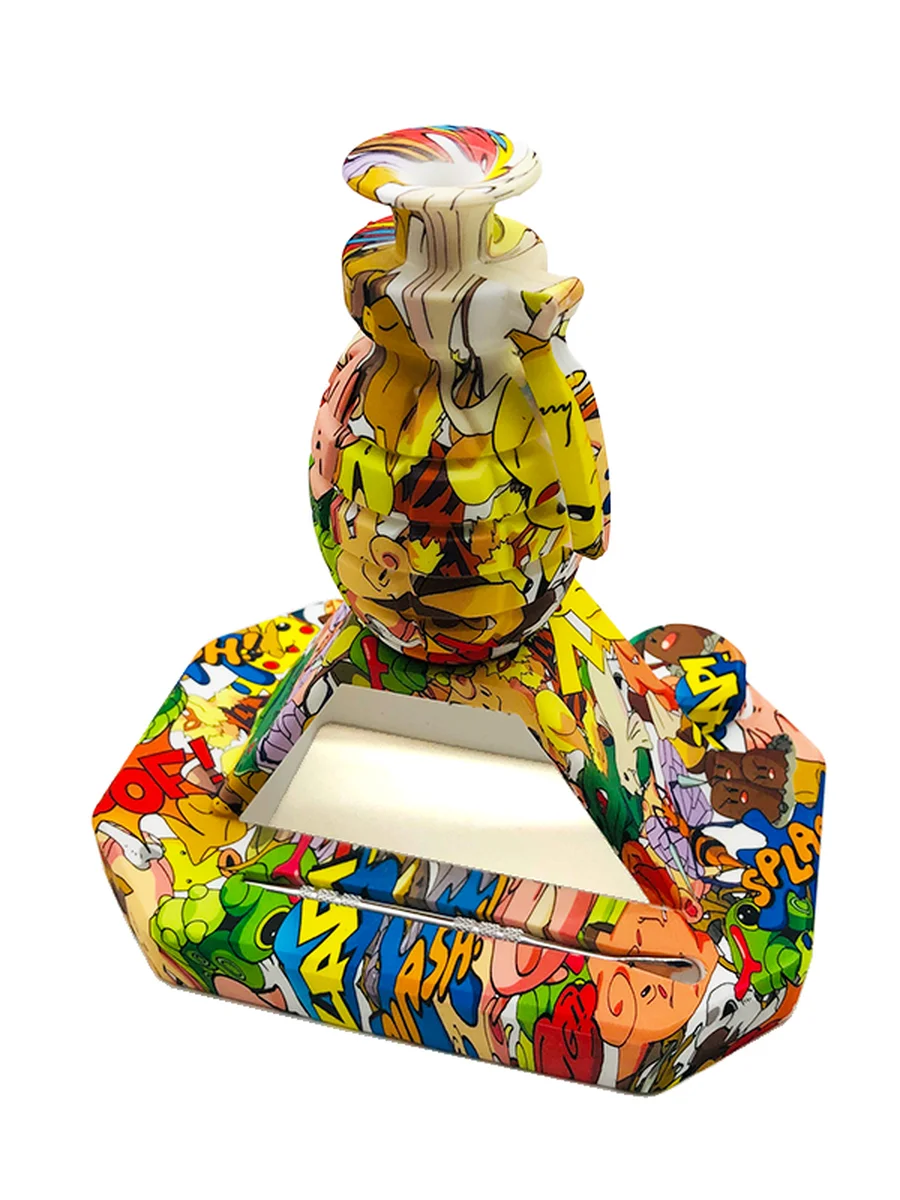 Printed Grenade Silicone Nectar Collector Printed Grenade Silicone Nectar Collector