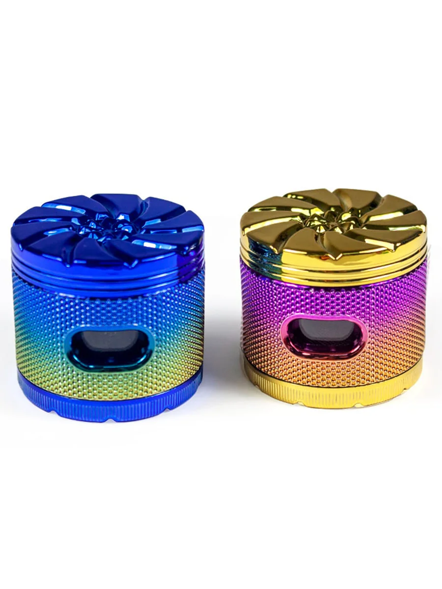 Wheel Cap Window Herb Grinder