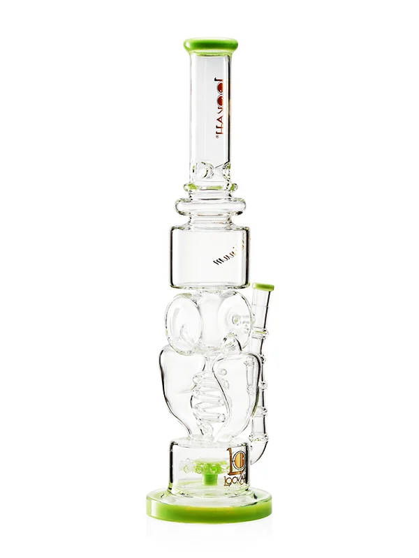 Cool Ice Percolator Bong - Green Cool Ice Percolator Bong - Green