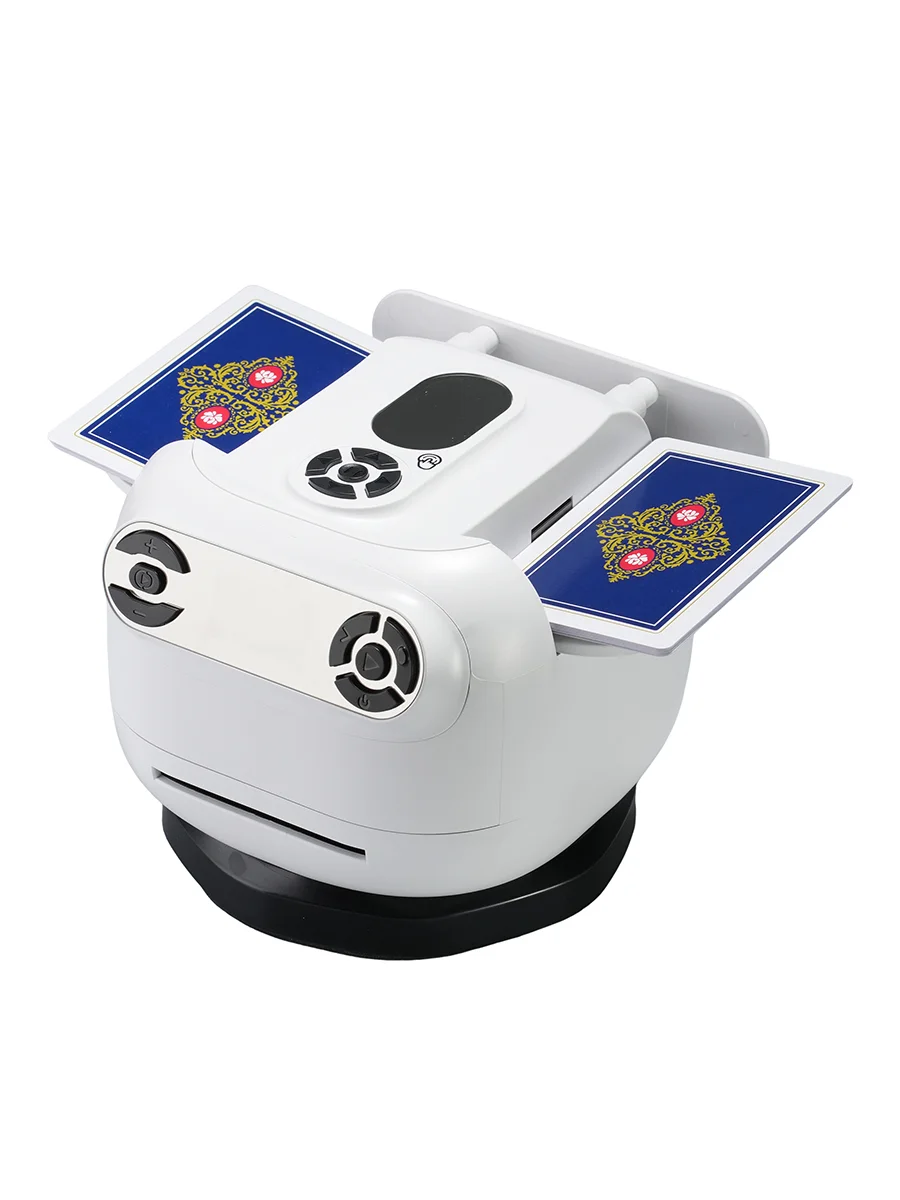 Automatic Card Shuffler – 2-in-1 Shuffler & Dealer Poker Machine Automatic Card Shuffler – 2-in-1 Shuffler & Dealer Poker Machine