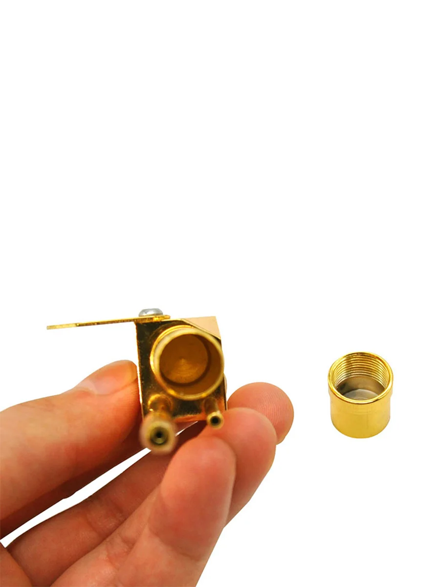Brass Smoking Pipe With Stash Storage5 Brass Smoking Pipe With Stash Storage5