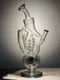 Lookah Bong  Spiral  15.7&quot; 2 Drum Percs Recycle Water Pipe