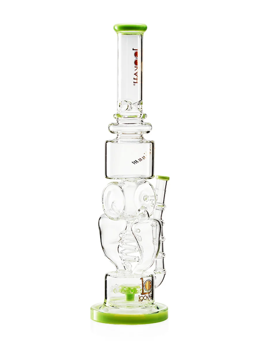 Cool Ice Percolator Bong - Green