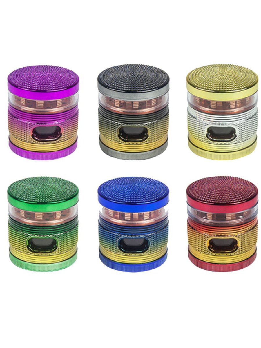 Rainbow Color Zinc Alloy Herb Grinder1 Rainbow Color Zinc Alloy Herb Grinder1