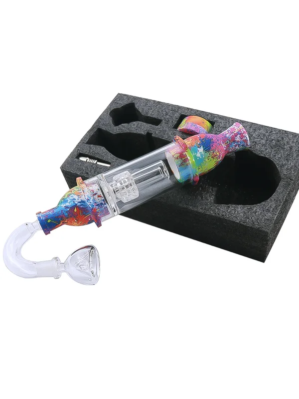 Lighthouse Pot Printed Silicone Nectar Collector Kit2 Lighthouse Pot Printed Silicone Nectar Collector Kit2