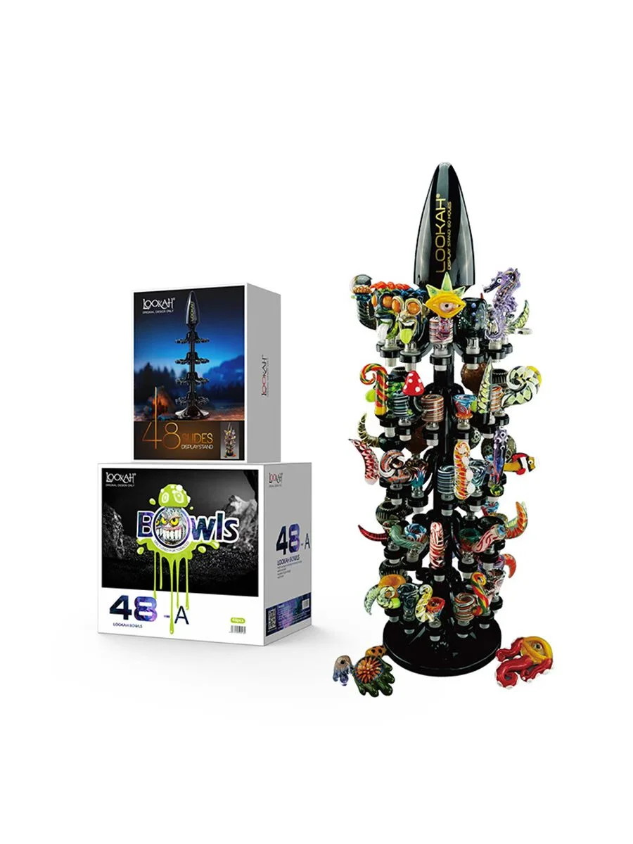 48PCS Glass Bowl Set With Display Stand, Type: 48ct Glass Bowl A 48PCS Glass Bowl Set With Display Stand, Type: 48ct Glass Bowl A