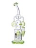 recycler decorative robot bong clear green side recycler decorative robot bong clear green side