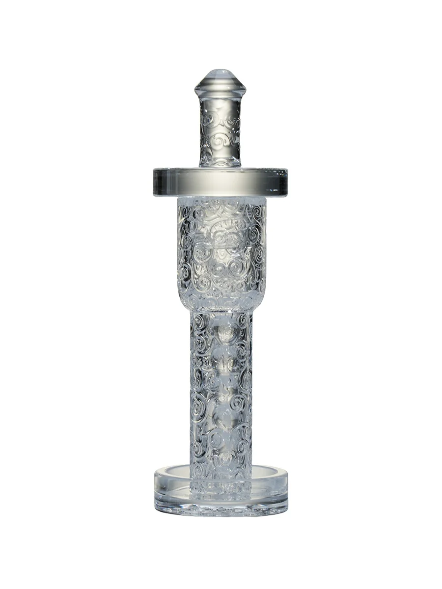 14MM Engraved Terp Slurper Quartz Banger with Carb Cap, 2 image