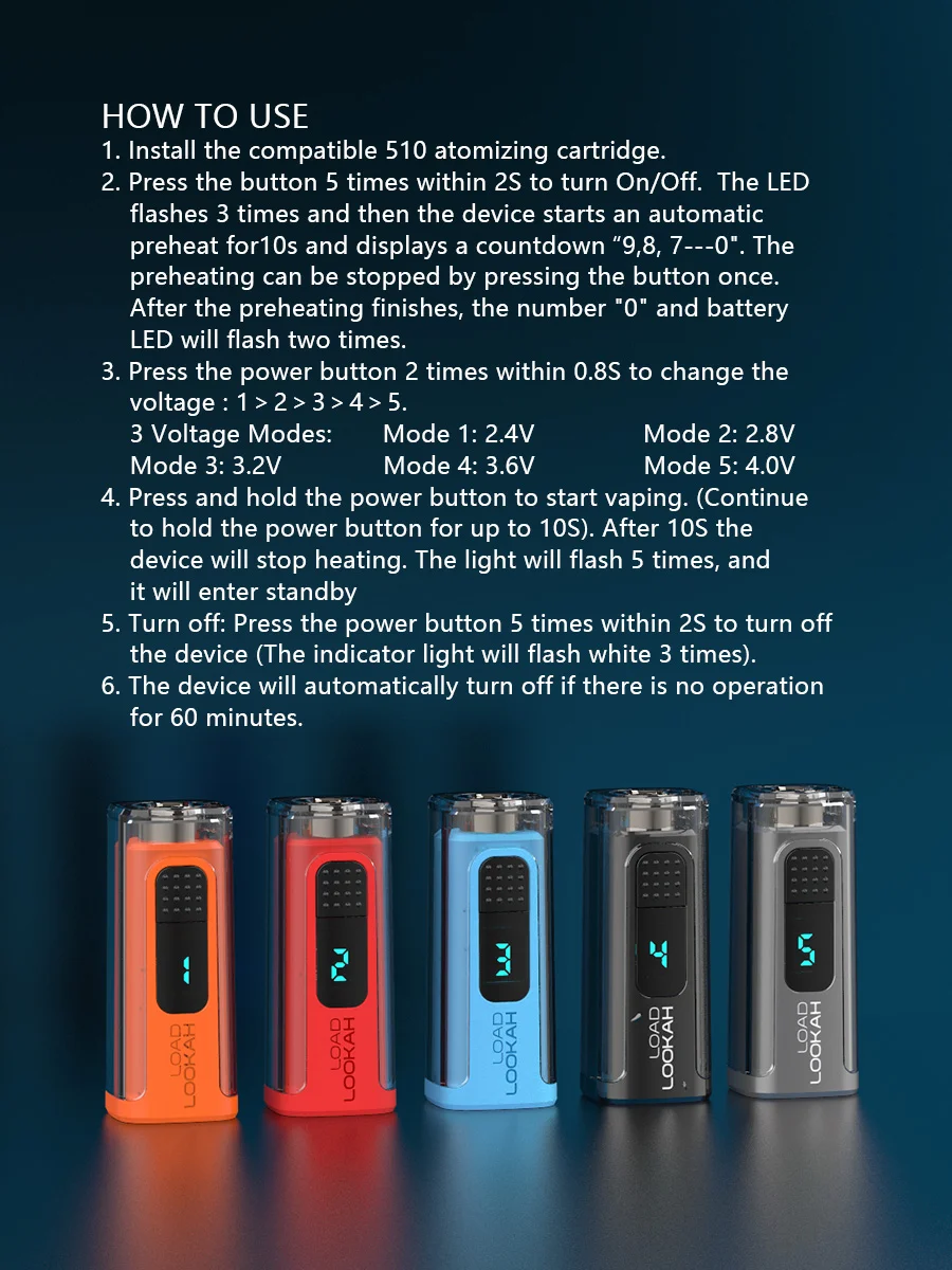 lookah-load-small-510-thread -battery-4lookah-load-small-510-thread -battery